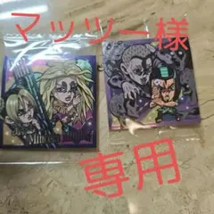 マッツー様専用　にふぉるめーしょんジョジョ　ウエハース　ストーンオーシャン2枚