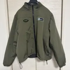 WHO'S WHO gallery ワッペンリバーシブルボアジャケット カーキ