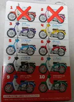サンリオキャラクターズ　　HONDA　Super　Cub 8点セット