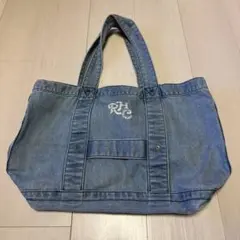 希少デザイン‼️】Ron Herman デニム ペイント ミニ トートバッグ