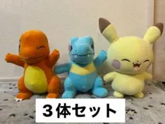 美品　ポケモン ぬいぐるみ 3体セット