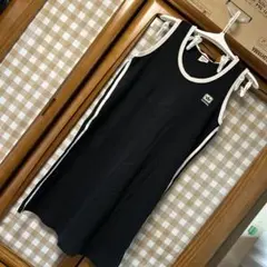 『激安』処分価格になりました。ブラック タンクドレス サイドストライプ