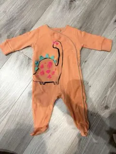 next baby 恐竜プリントロンパース 3M