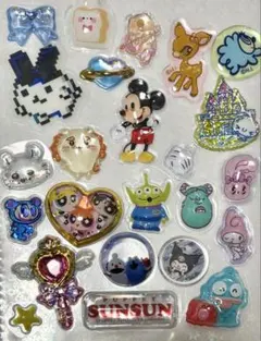 ボンボンドロップシール　キャラクタMIX 131 バラ売り　おすそ分け