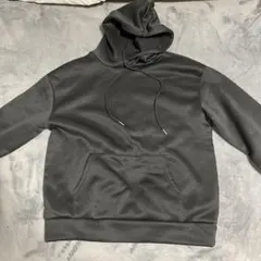 ダークグレー フード付きパーカー