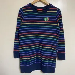 【L18】graniph はらぺこあおむし ワンピース フリーサイズ ネイビー