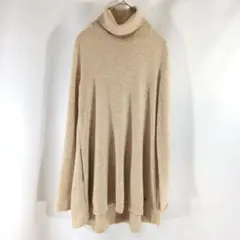 デイジーリン　フォクシー　カシミヤ100％　　ニットチュニック　ベージュ　40のサムネイル
