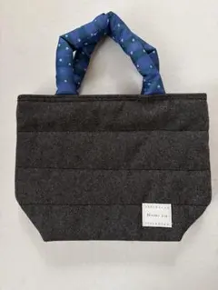 ORBIS Naomi Ito ふわふわミニトート リバーシブル グレー.星柄