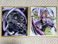 鬼滅の刃 WEBSHOPくじ アクリル色紙 C40 C50 甘露寺　伊黒