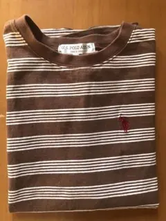 U.S. POLO ASSN. ストライプ Tシャツ Fサイズ