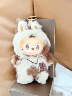 ZIMOMO ぬいぐるみ 本体 ブラウン 海外限定 zimomo ジモモ labubu 18cm THE MONSTERS ぬいぐるみ