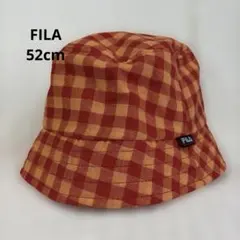 最終値下げ‼️新品未使用✨️【FILA】ギンガムチェック バケハ 52cmのサムネイル