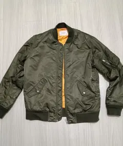 BROWNY MA-1フライトジャケット L オリーブグリーン