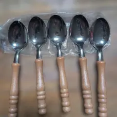 ステンレススチールスプーン 5本セット