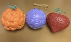 ワンピース 悪魔の実コレクションフィギュア　3種セット