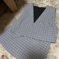 最終ZARA ベストミニセットアップ未使用に近い