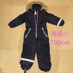 H&M ネイビー 星柄 スキーウェア（子ども用）
