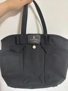 LANVIN ハンドバッグ　ブラック