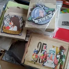 ダ5。一番くじ ff9。ラバーキーホルダー。ポストカード。