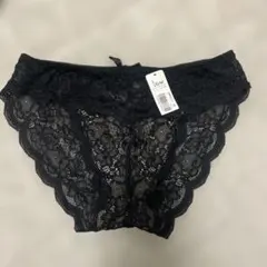 エメフィール　 ブラックレースショーツ US M