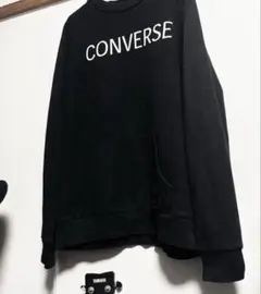 CONVERSE ALL STAR ブラック XL スウェットトレーナー