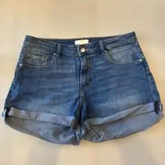 デニムショートパンツ ブルー