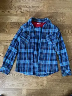 HOLLYWOOD RANCH MARKET ネルシャツ ブルー チェック柄のサムネイル