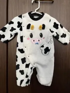 牛柄　冬用ロンパース　50~70㎝　ハロウィン