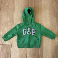 Baby Gap フード付きパーカー6-12ヶ月　緑　グリーン