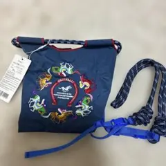 D.KELLY ショッピングトート ネイビー　韓国ロープバック