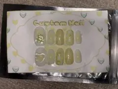 ネイルチップ グリーン・イエロー系 10個