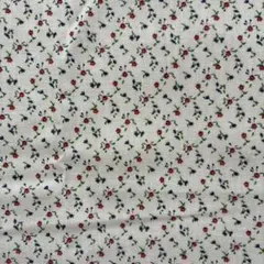 USAヴィンテージ 生地 オフホワイト地小花柄