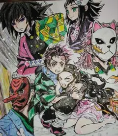 鬼滅の刃 手描きイラスト