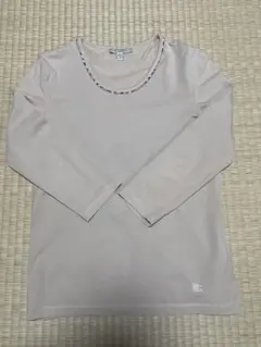 BURBERRY 七分袖カットソー S ノバチェック