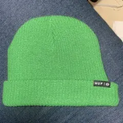 HUF グリーン ニット帽