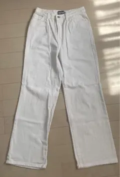 BLACKUP パンツ　ホワイト