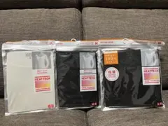 【ユニクロ】ヒートテック Uネック T/8分袖 Mサイズ 3枚セット　新品