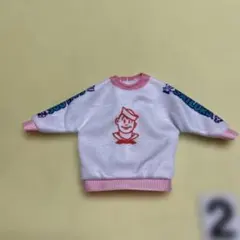 リカちゃん 一番くじ 白トレーナー【開封済・中古】800円 匿名配送