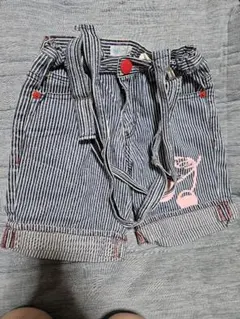 ANGEL BLUE ストライプ ハーフパンツ