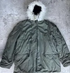 米軍実物 80s N-3B ミリタリージャケット　フライトジャケット　XL