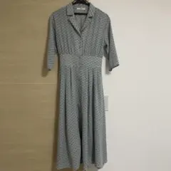 relume シャツワンピース 水色 F 七分袖