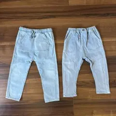 ZARA 2-3歳 ライトブルーロングパンツ