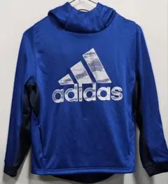 adidas ClimaWarm パーカー 146 青