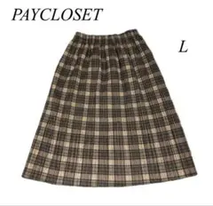 PAY CLOSET プリーツスカート　　　チェック柄 プリーツスカート