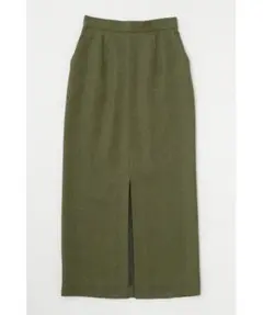 MOUSSY ロングタイトスカート　カーキ　0サイズのサムネイル