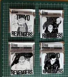 東京リベンジャーズ　新体験展　極彩色　コミック缶バッジ　4種セット
