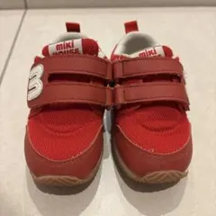 ミキハウス　スニーカー　赤　15.5