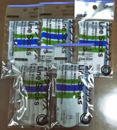 パピコセーター　ラインソックス　5個セット　ファミマ