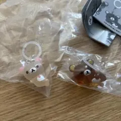 リラックマ　クリアマスコットチャーム　めじるしアクセサリー　コリラックマ