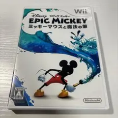 Epic Mickey ミッキーと魔法の筆 Wii 盤面ほぼ傷なし美品　極美品